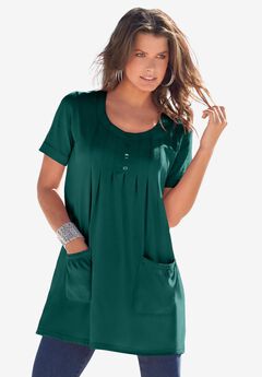 Two Pocket Soft Knit Tunic