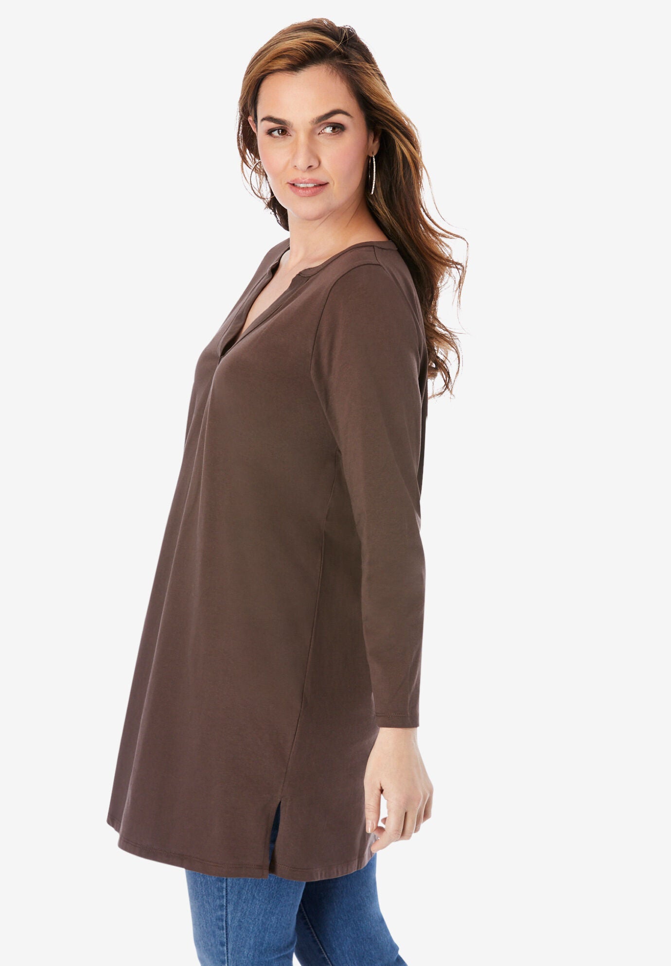 Ultimate Y Neck Tunic, , on-hover image number 1