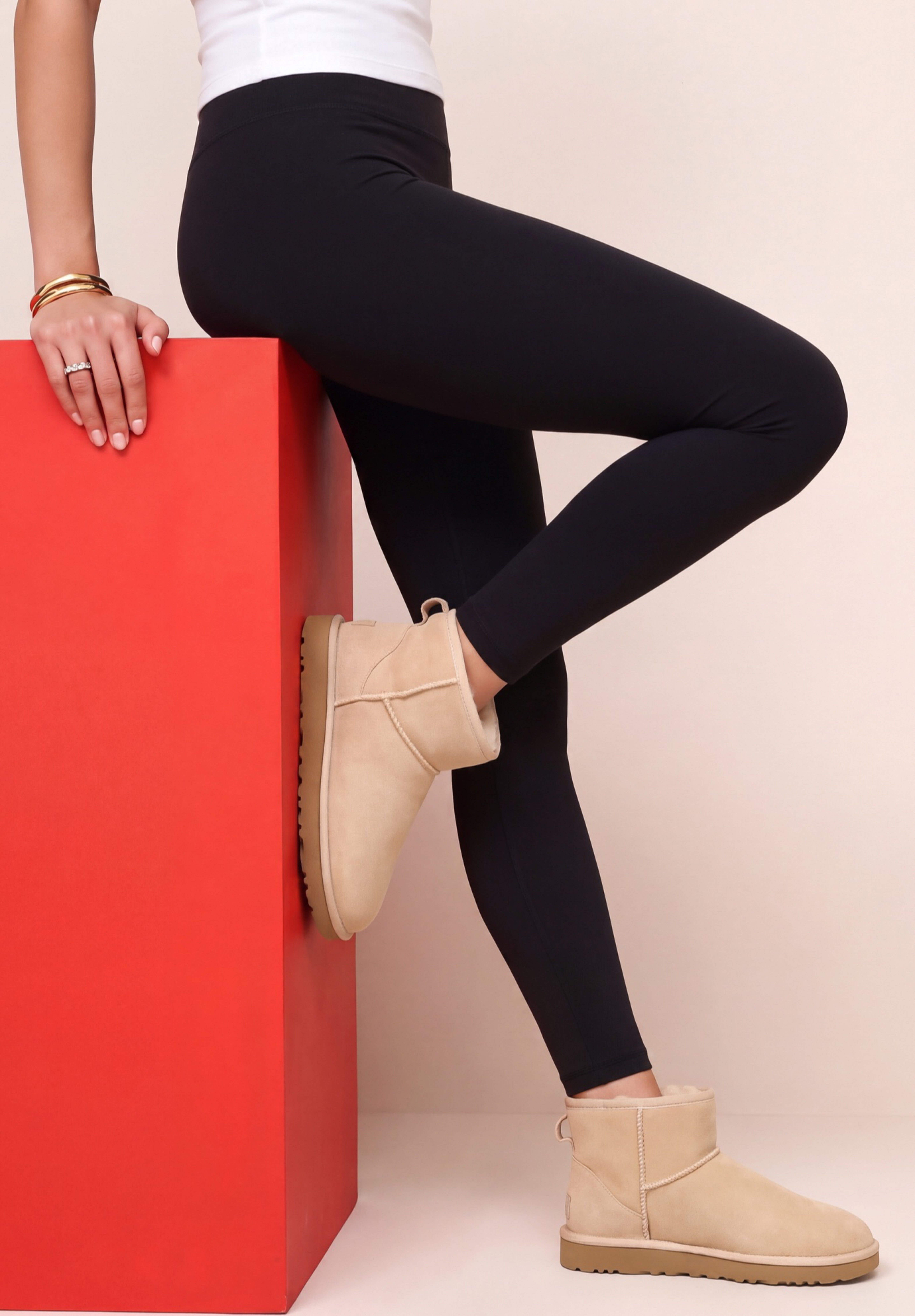 Plus Size Essential Stretch Ankle Length Pull-On Legging