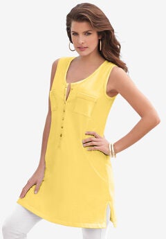 Henley Ultimate Tunic Tank