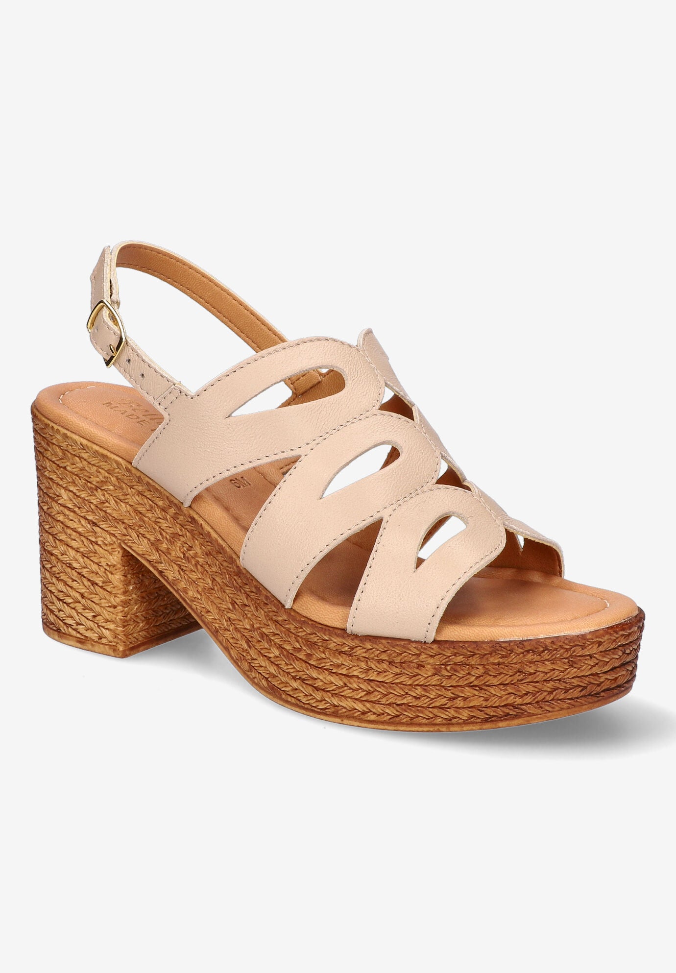 Pri-Italy Sandals, NUDE LEATHER, hi-res image number 0