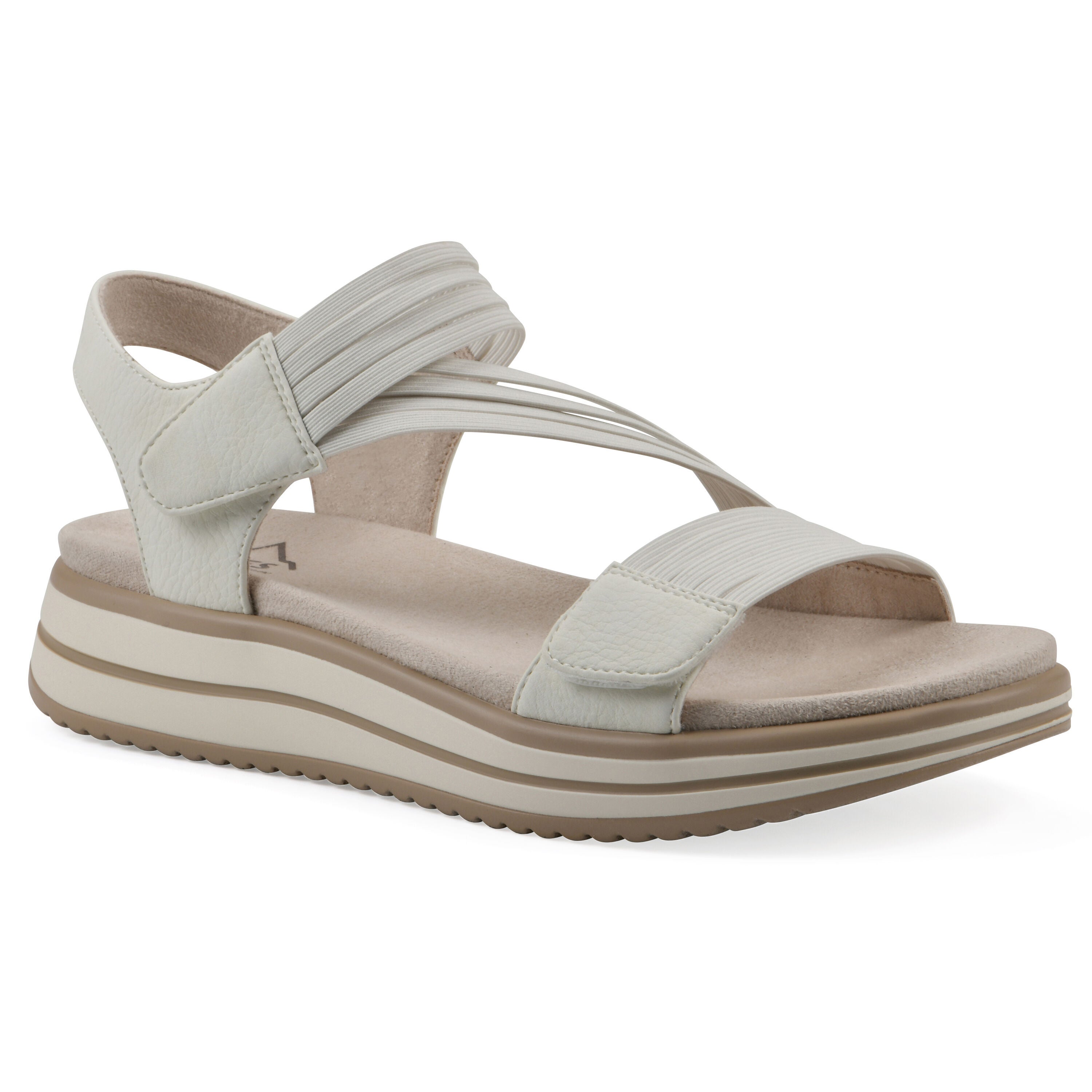 Hapford Athleisure Sandal, WHITE NUBUCK, hi-res image number 0
