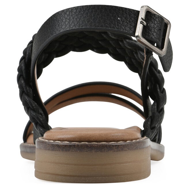 Macaroni Backstrap Sandal, BLACK SMOOTH, on-hover image number 1