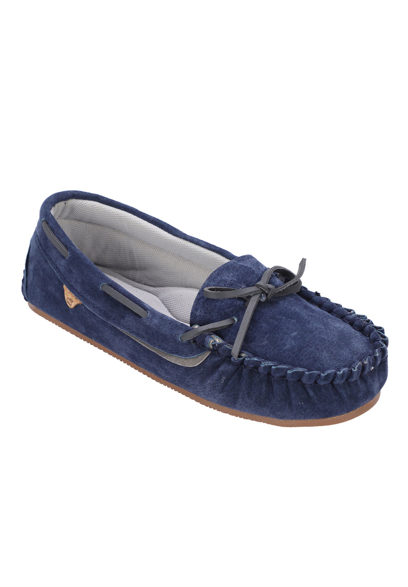 Selena Moc Slip On Flat, NAVY, hi-res image number 0