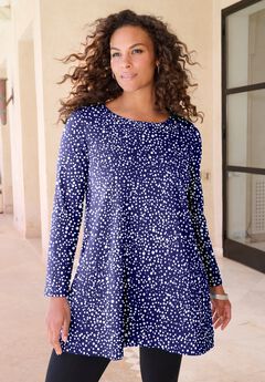Ultimate Long Sleeve Crewneck Swing Tunic