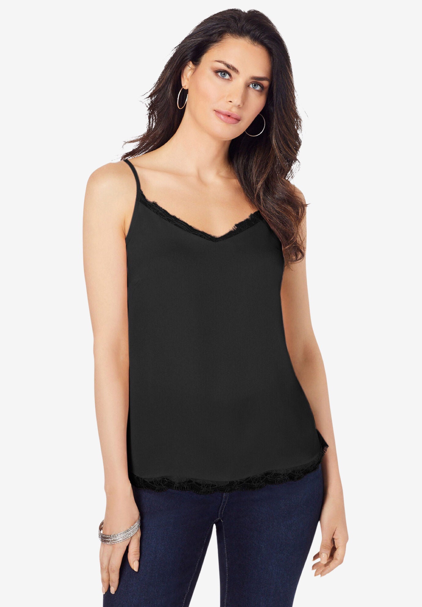 long satin cami