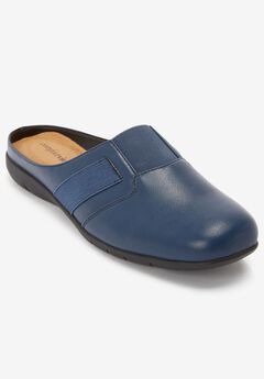 Womens Navy Slip On Loafers