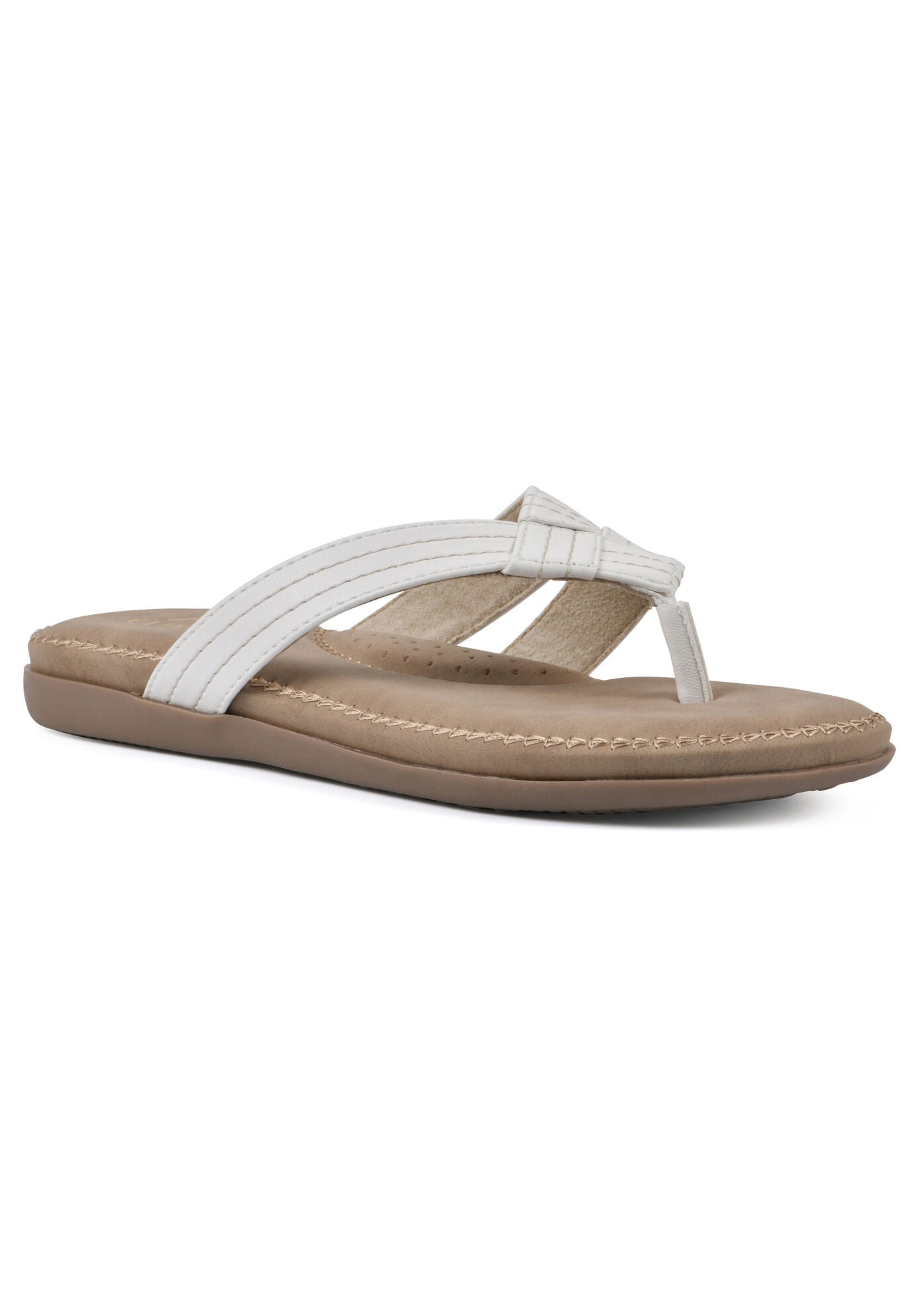 Fateful Casual Sandal, WHITE SMOOTH, hi-res image number 0