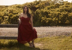 Plus Size Red Midi Dresses