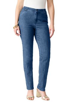 Plus Size Perfect Fit Stretch Straight Leg Jean