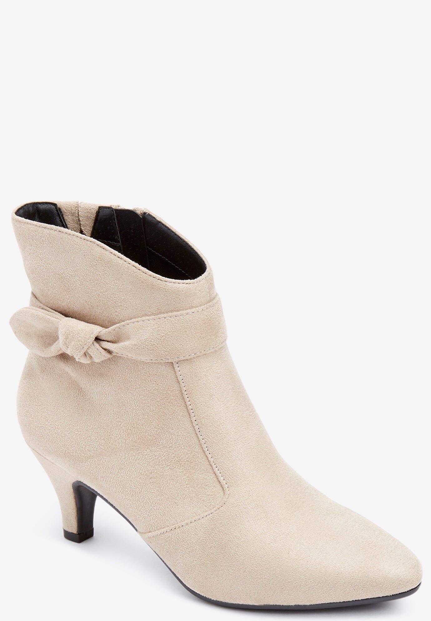 wide width heel booties