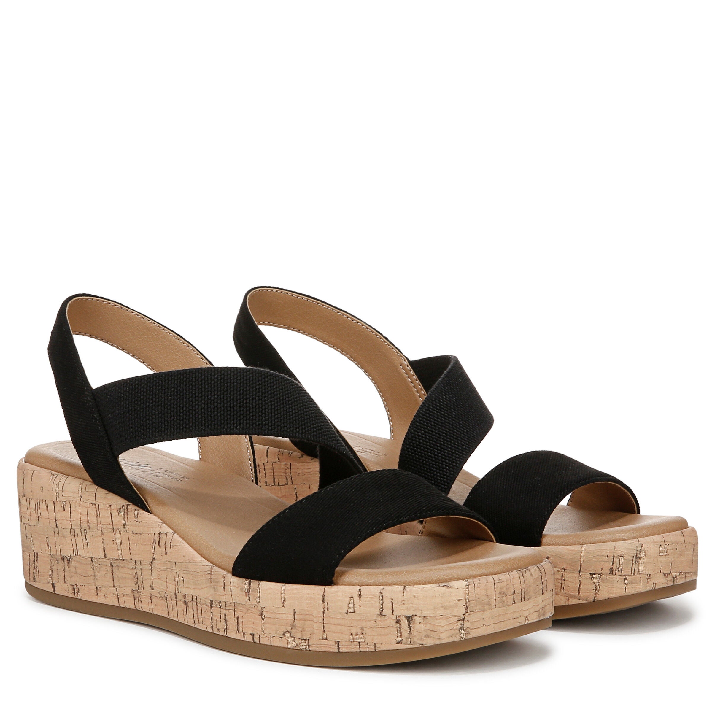 Odette Strappy Wedge Sandal, BLACK, alternate image number 2