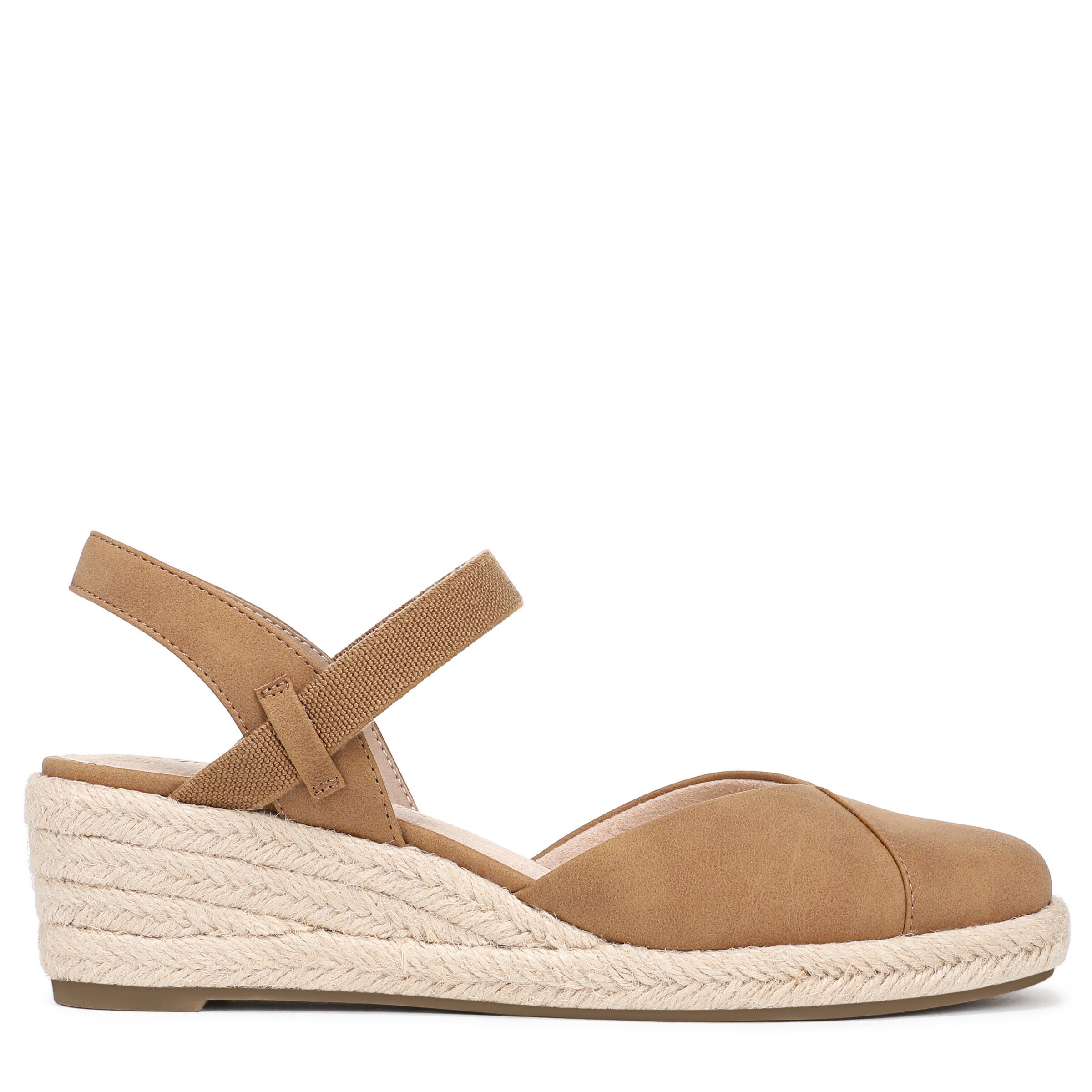Pilar Wedge Sandal, TAN, alternate image number 3