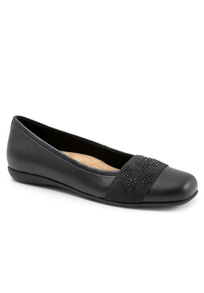 Samantha Ballet Flat, BLACK GEM, hi-res image number 0
