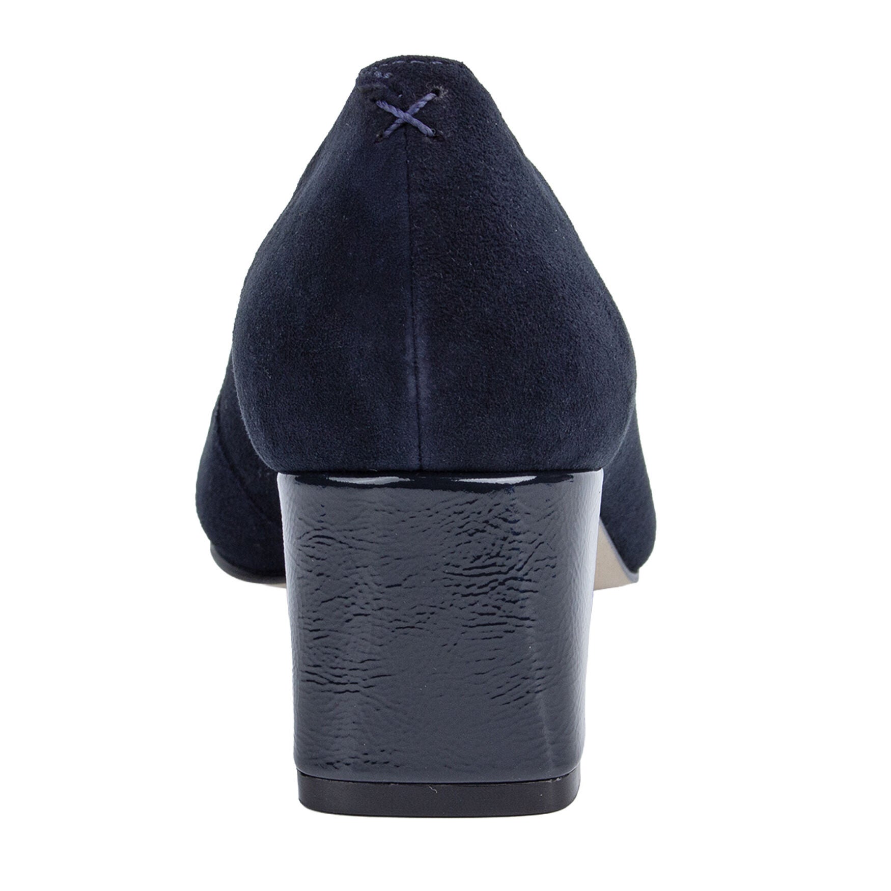 Meredith Square Toe Suede Pump, NAVY SUEDE, on-hover image number 1