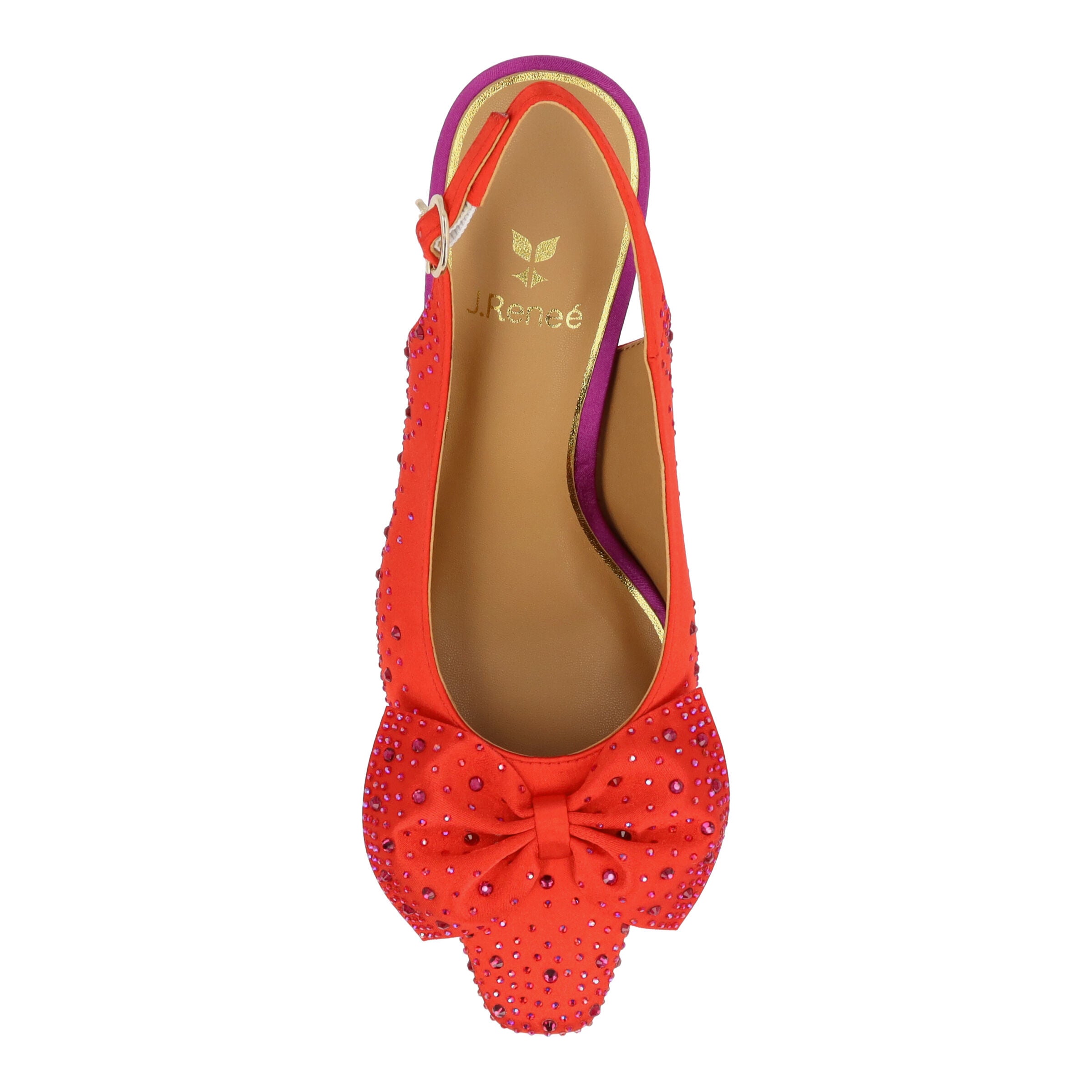 Harlan Slingback Pump, RED PURPLE, alternate image number 1
