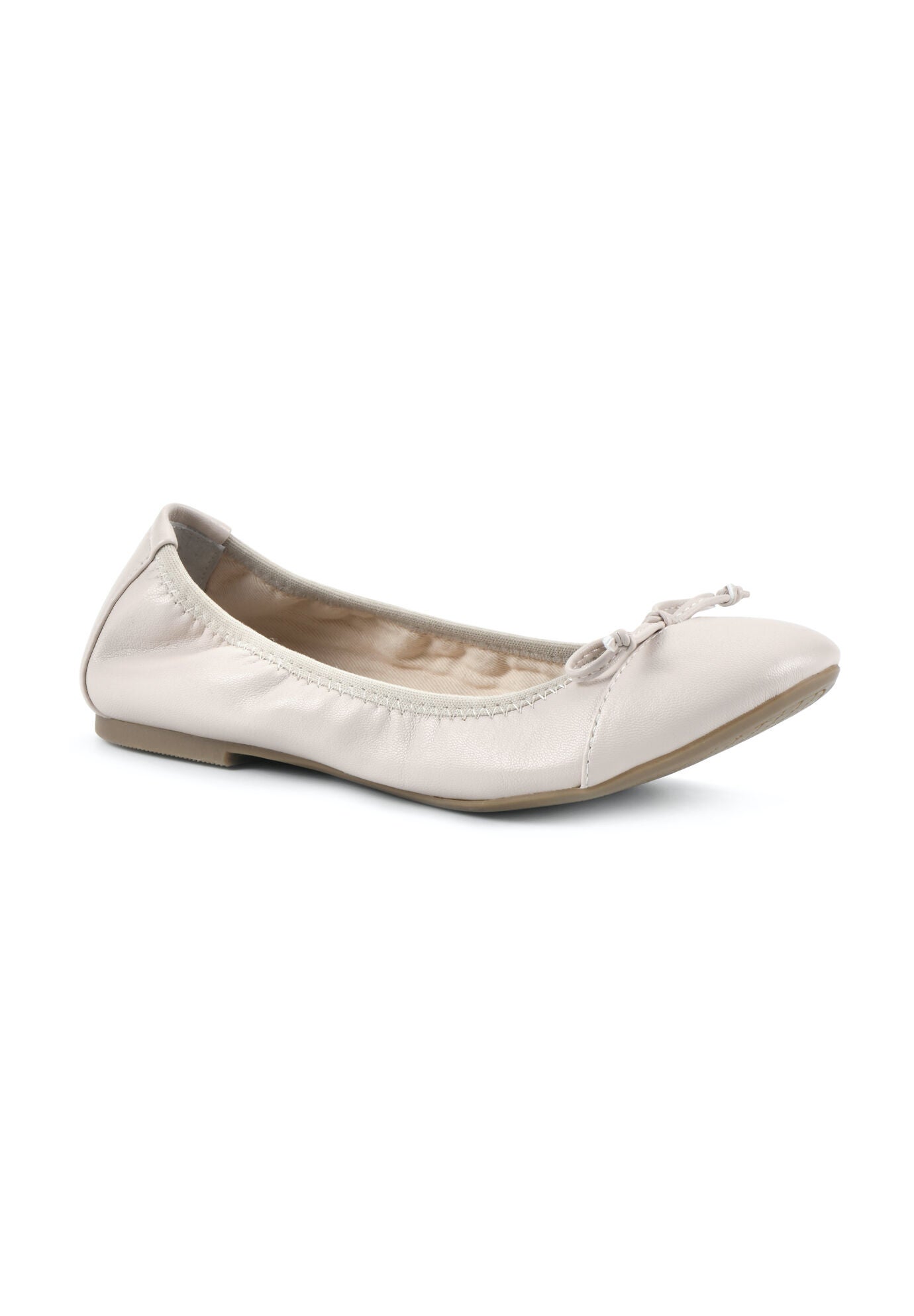 White Mountain Sunnyside Ii Ballet Flat, BONE SMOOTH, hi-res image number 0