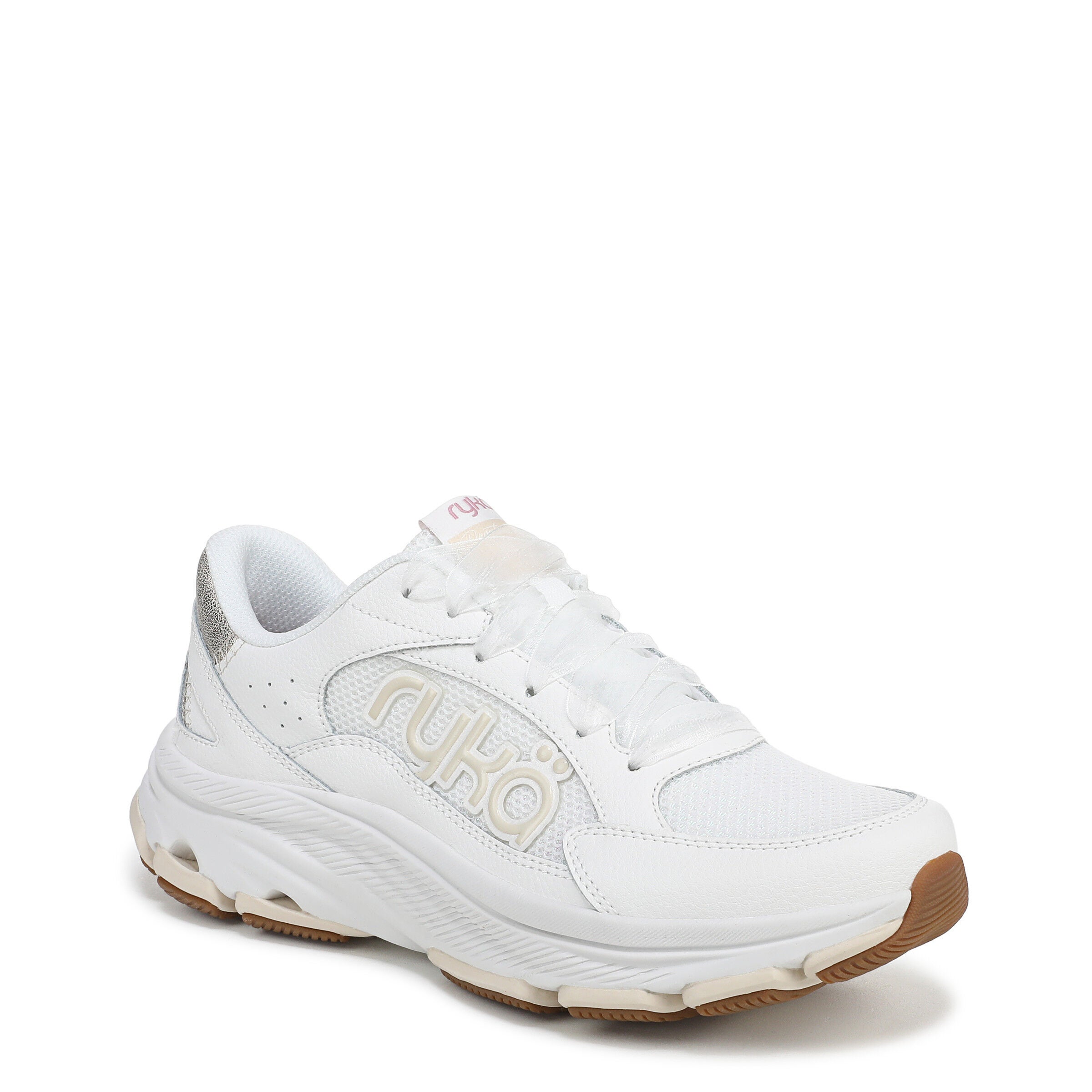 Devotion X Max Classic Walking Sneaker, WHITE LEATHER, hi-res image number 0