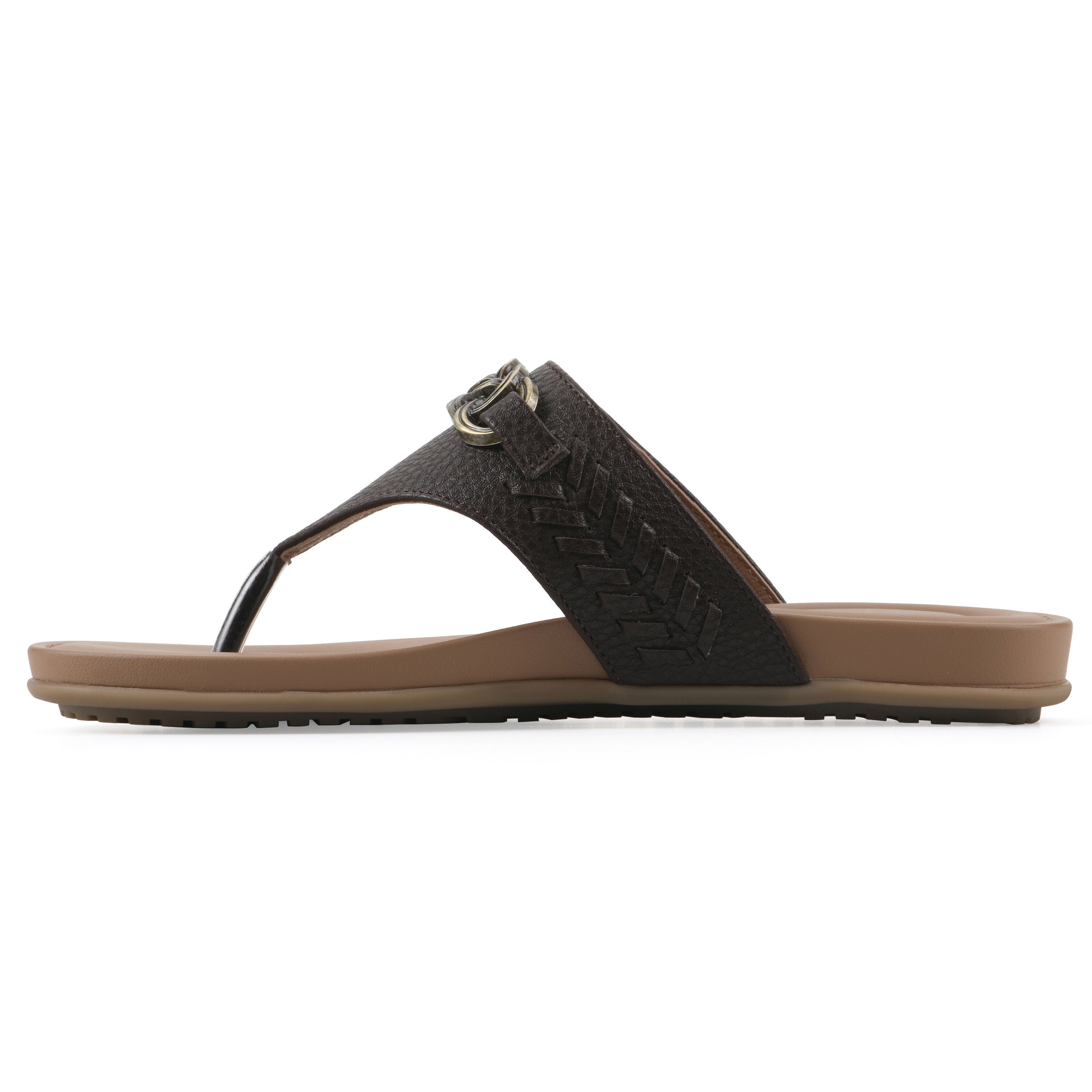 Aladdin Thong Sandal, CAPPUCHINO SMOOTH, alternate image number 3