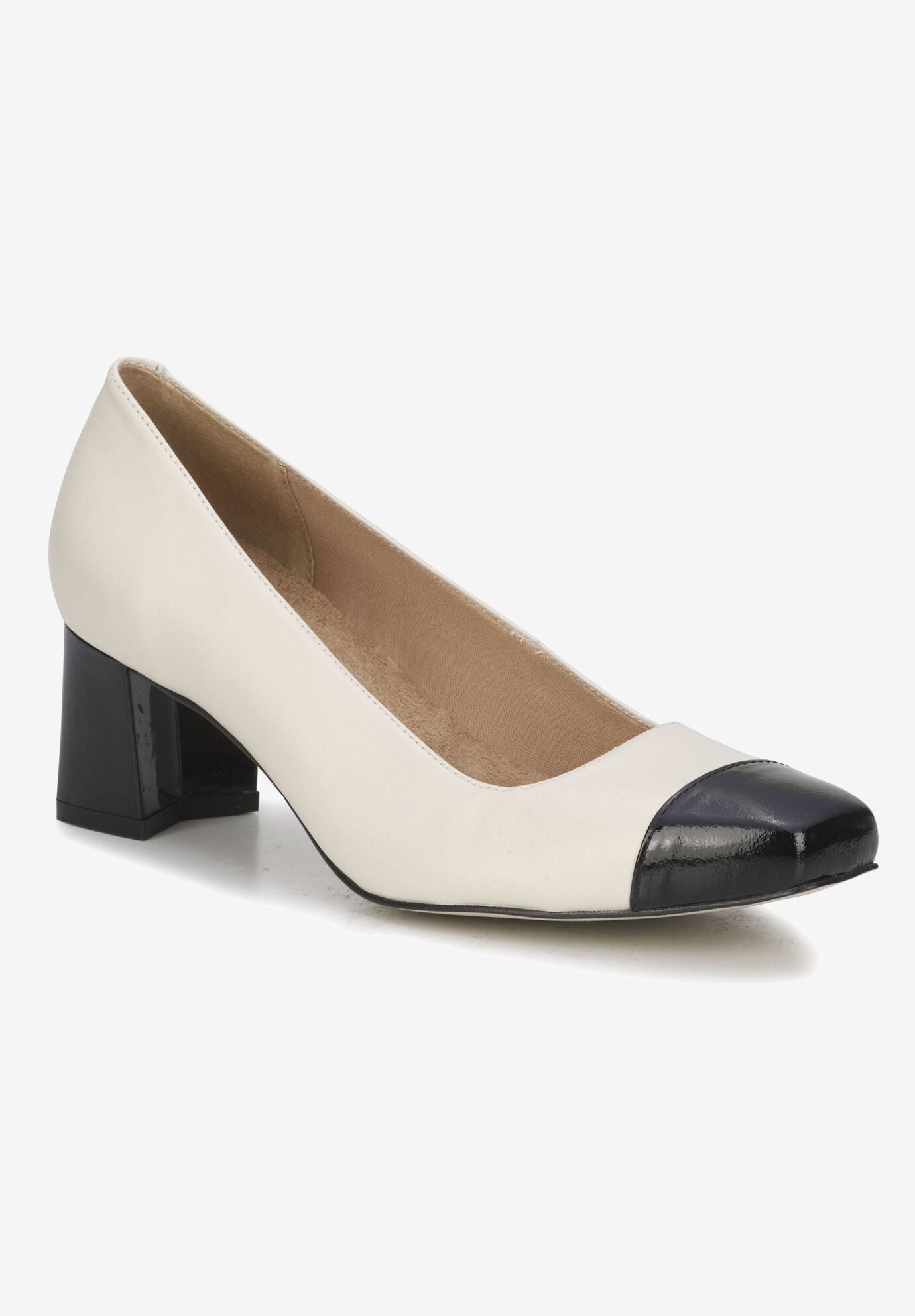 Mira Heeled Pump, IVORY CASHMERE LEATHER, hi-res image number 0