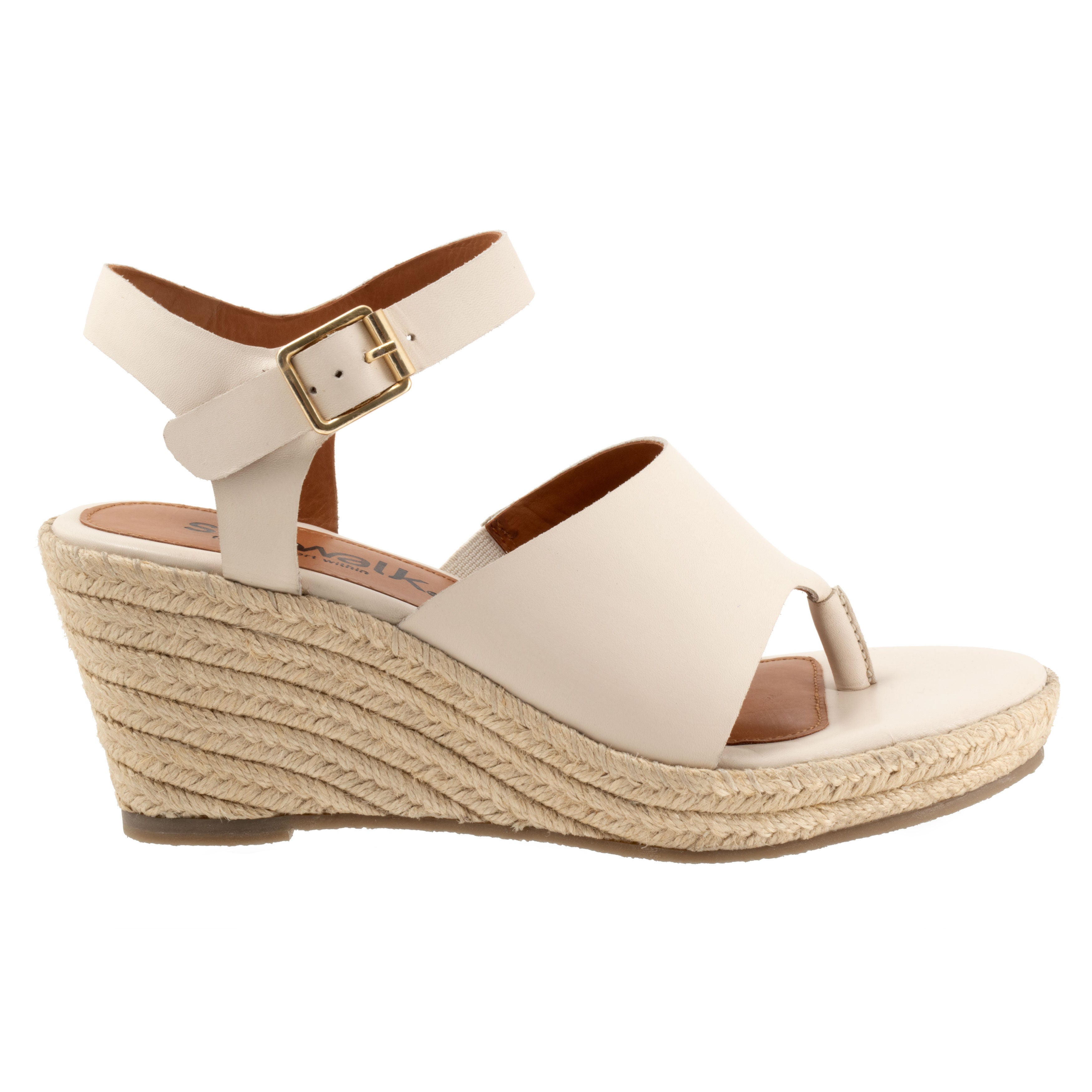 Hilo Wedge Sandal, IVORY, alternate image number 4
