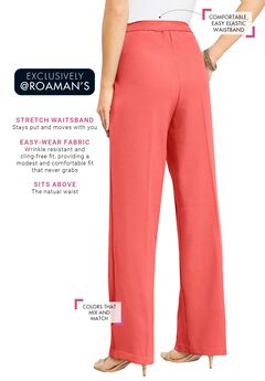 Plus Size Wide Leg Capri Pants