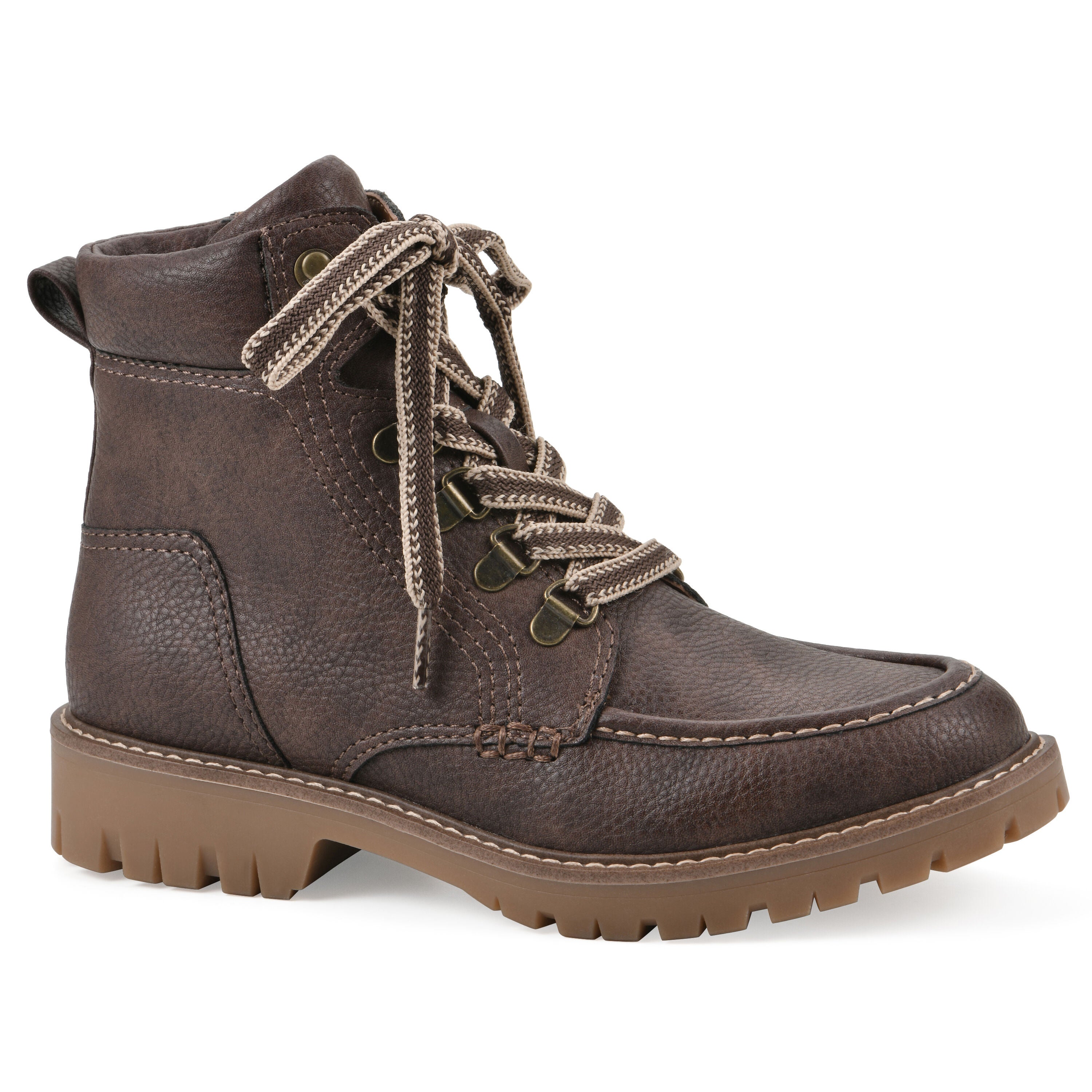 Parcels City Hiker Boot, BROWN PEBBLE SMOOTH, hi-res image number 0