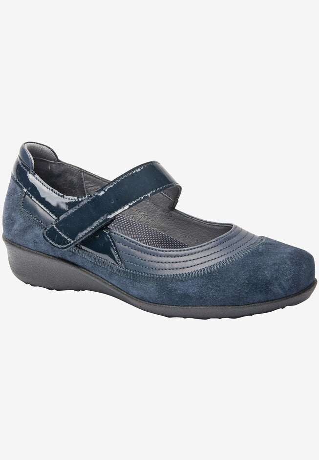 Drew Genoa Flats, NAVY COMBO, hi-res image number 0