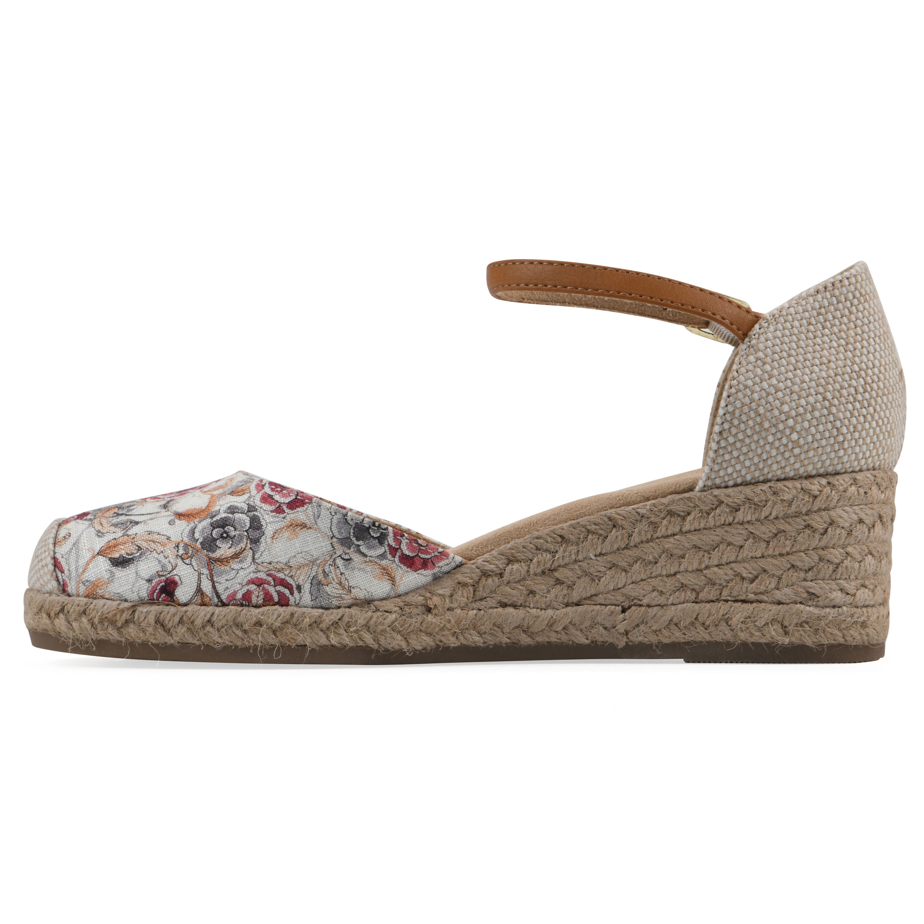 Maize Espadrille Wedge Sandal, BLUSH FABRIC, alternate image number 3