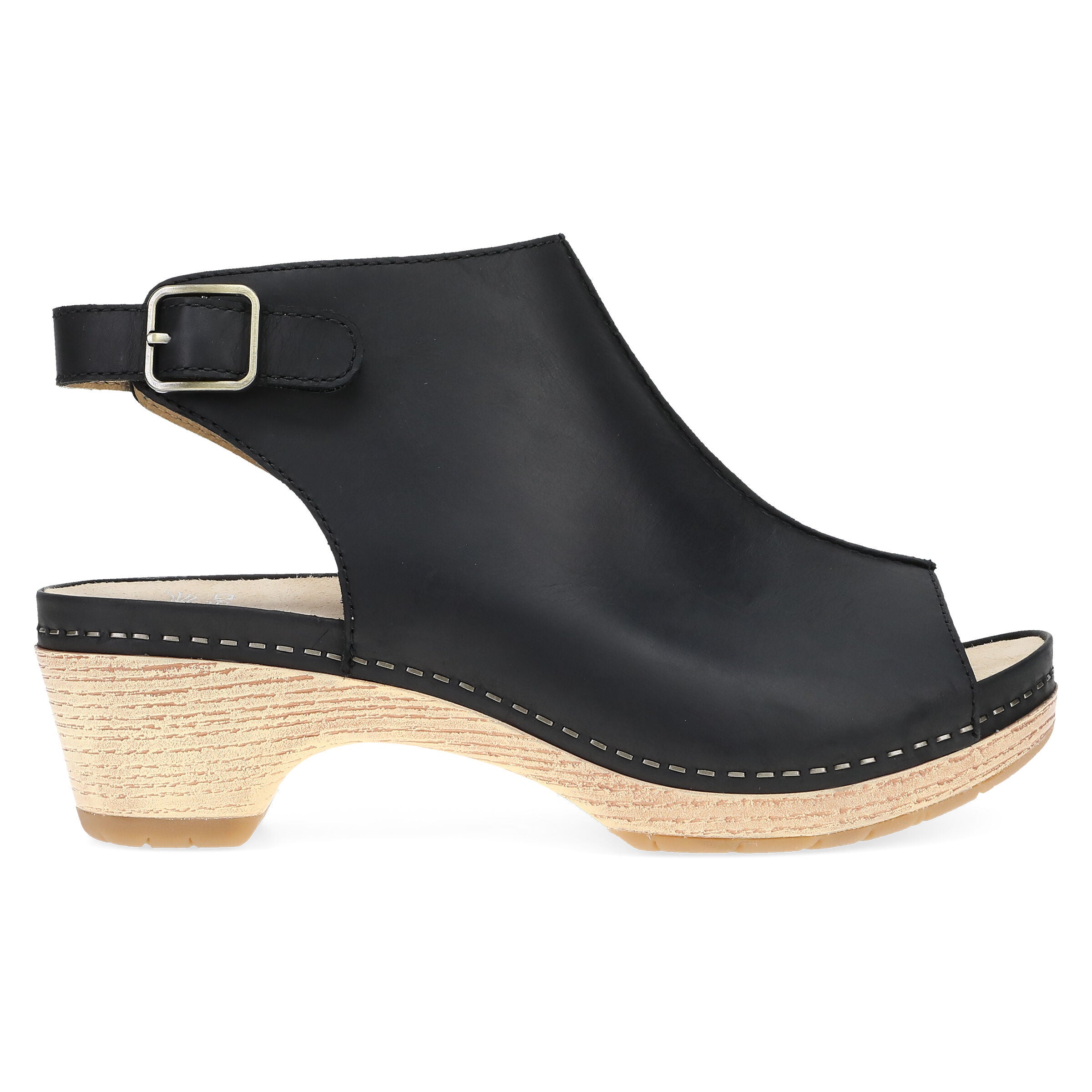 Lizzy Pull Up Sandal, BLACK, alternate image number 4