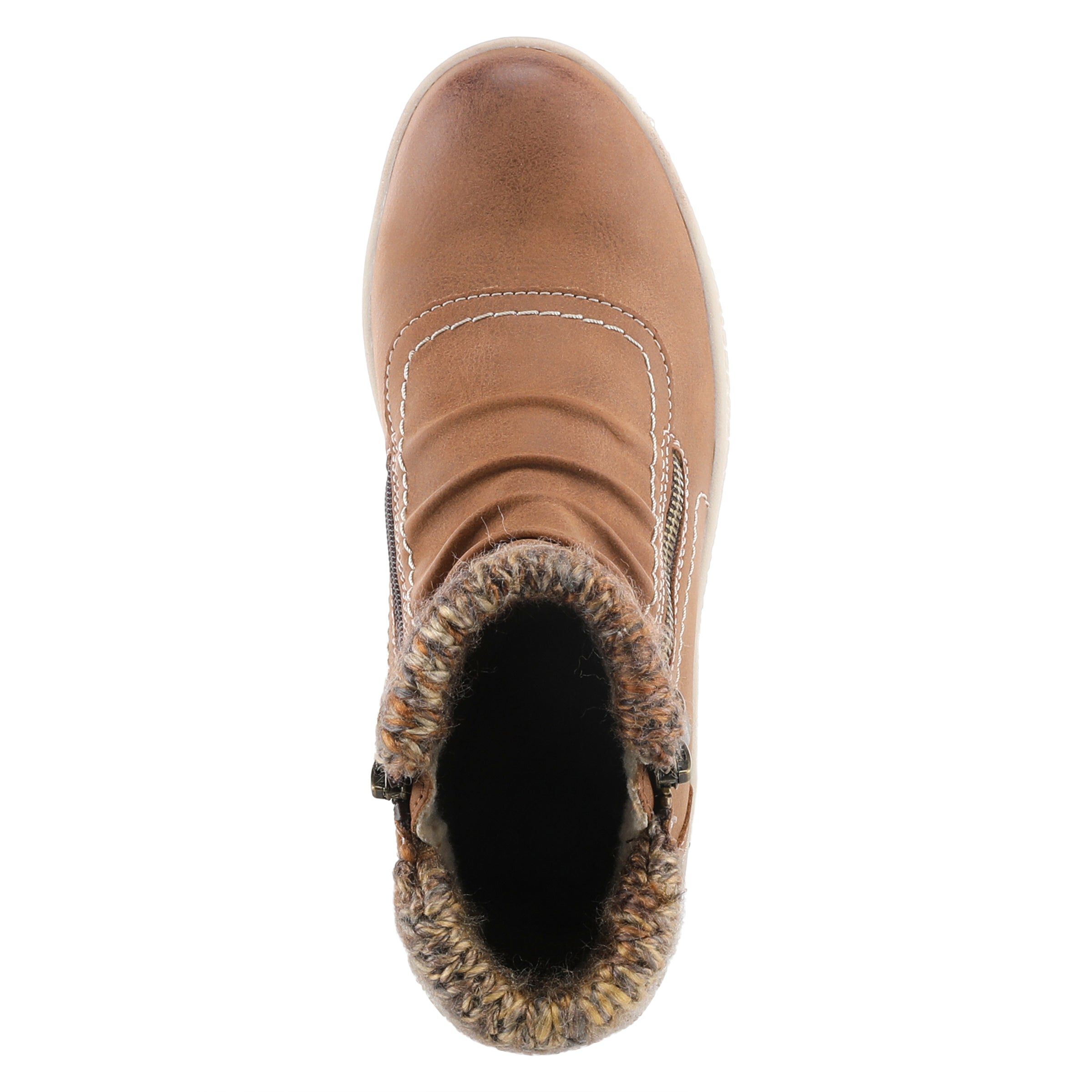 Cleora Booties, MEDIUM BROWN, alternate image number 3