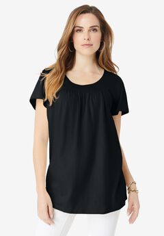 Shirred Ultimate Tee