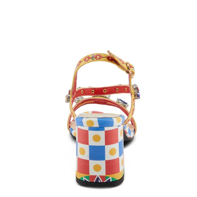 Fabfash Sandal, YELLOW MULTI, on-hover image number null