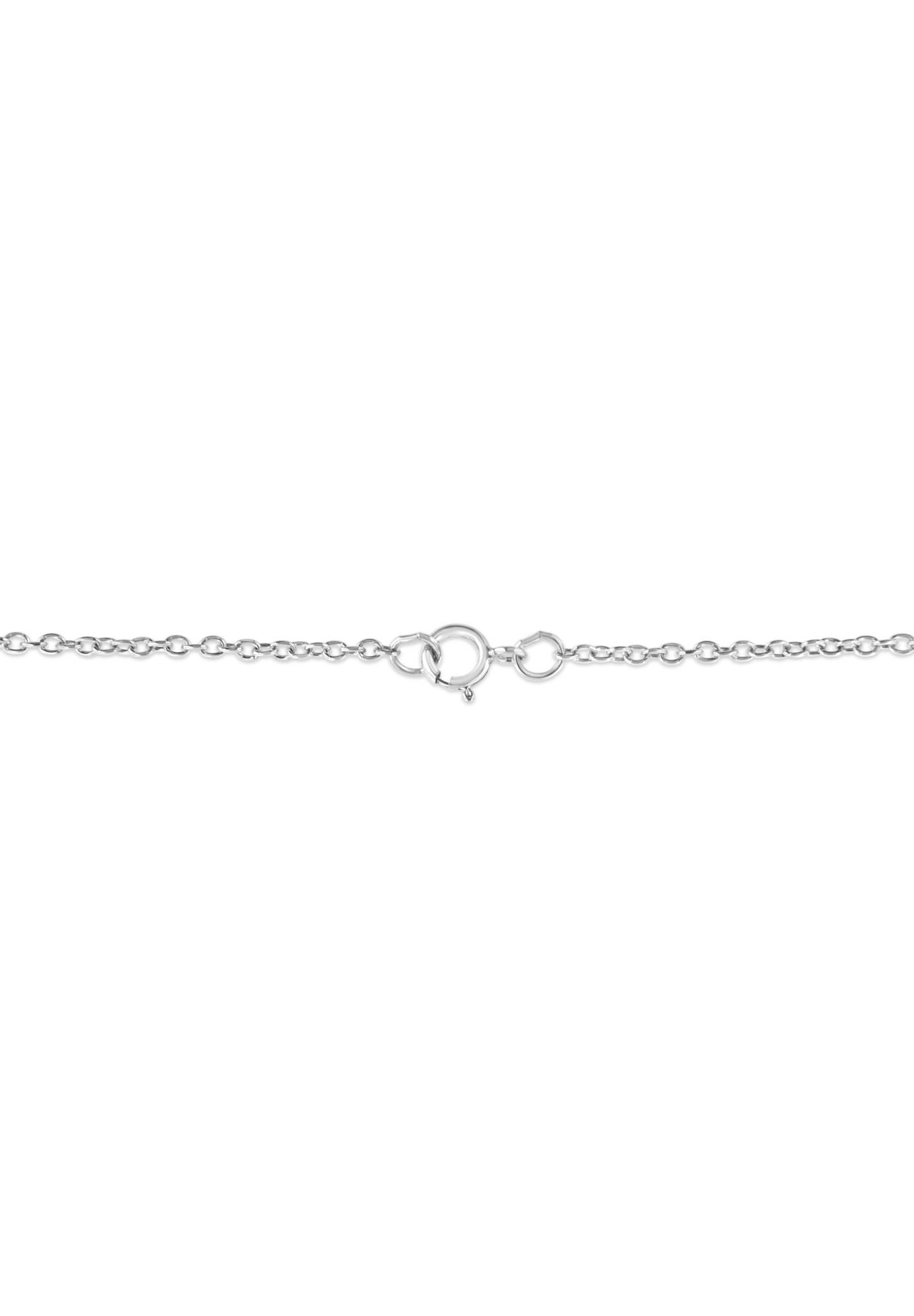 Sterling Silver Diamond Accent Cancer Zodiac Key Pendant Necklace, , alternate image number 3