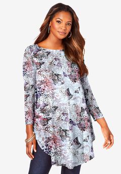 Plus Size Rayon Tops