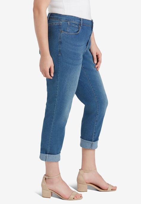 Boyfriend Jean with Invisible Stretch®, , alternate image number null