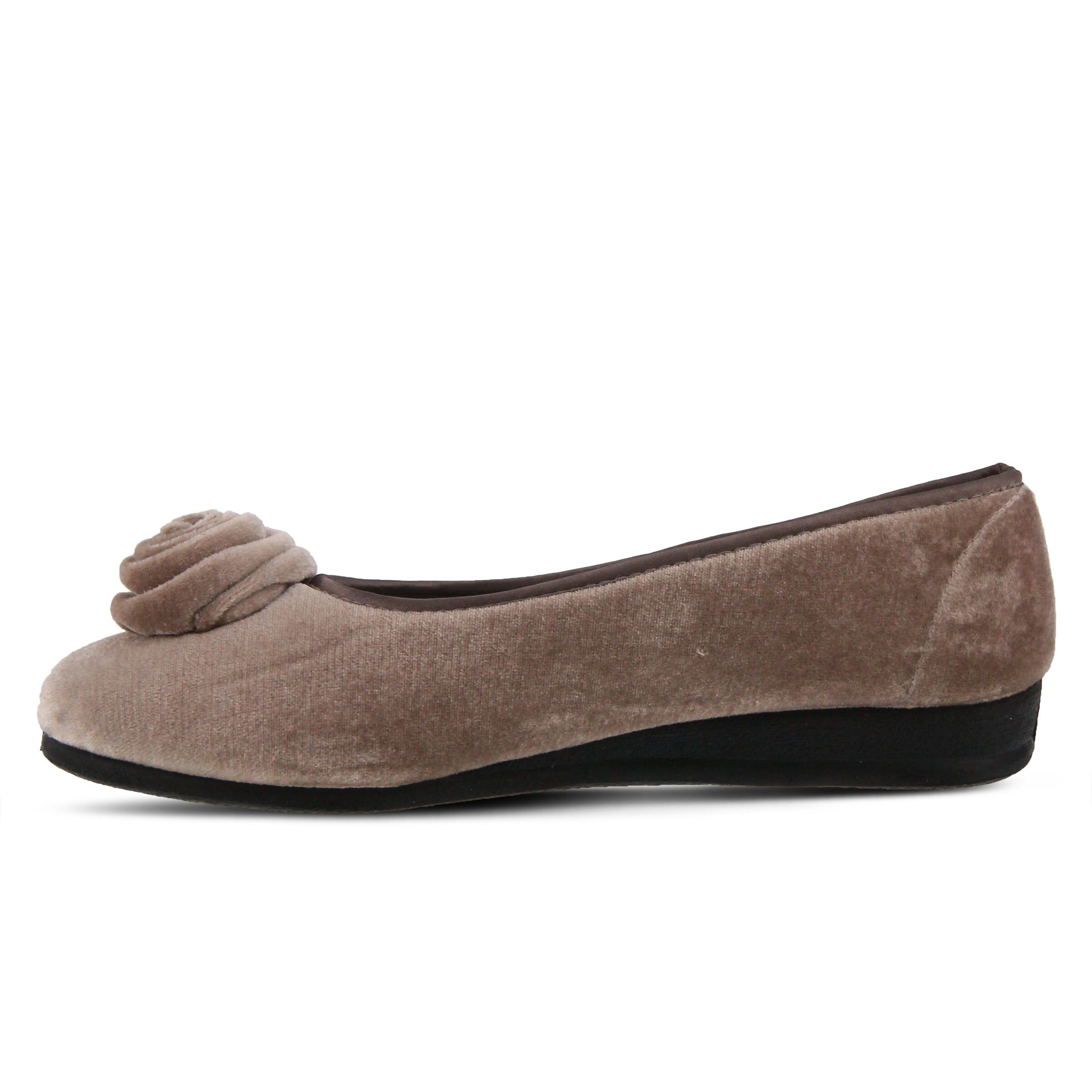 Roseloud Closed Back Slipper, LIGHT GREY, alternate image number 2