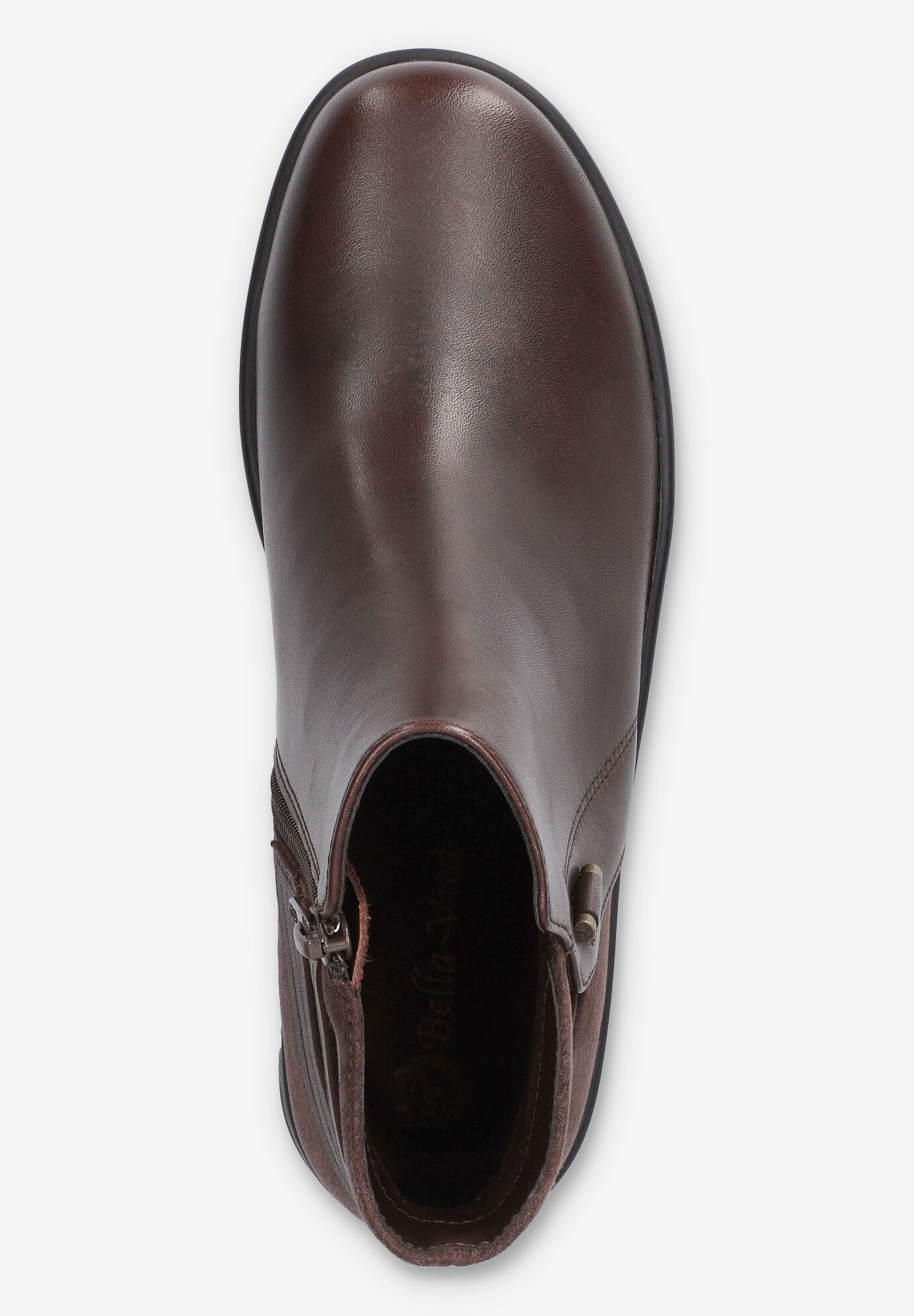 Sueann Ankle Boot, BROWN LEATHER, alternate image number 6