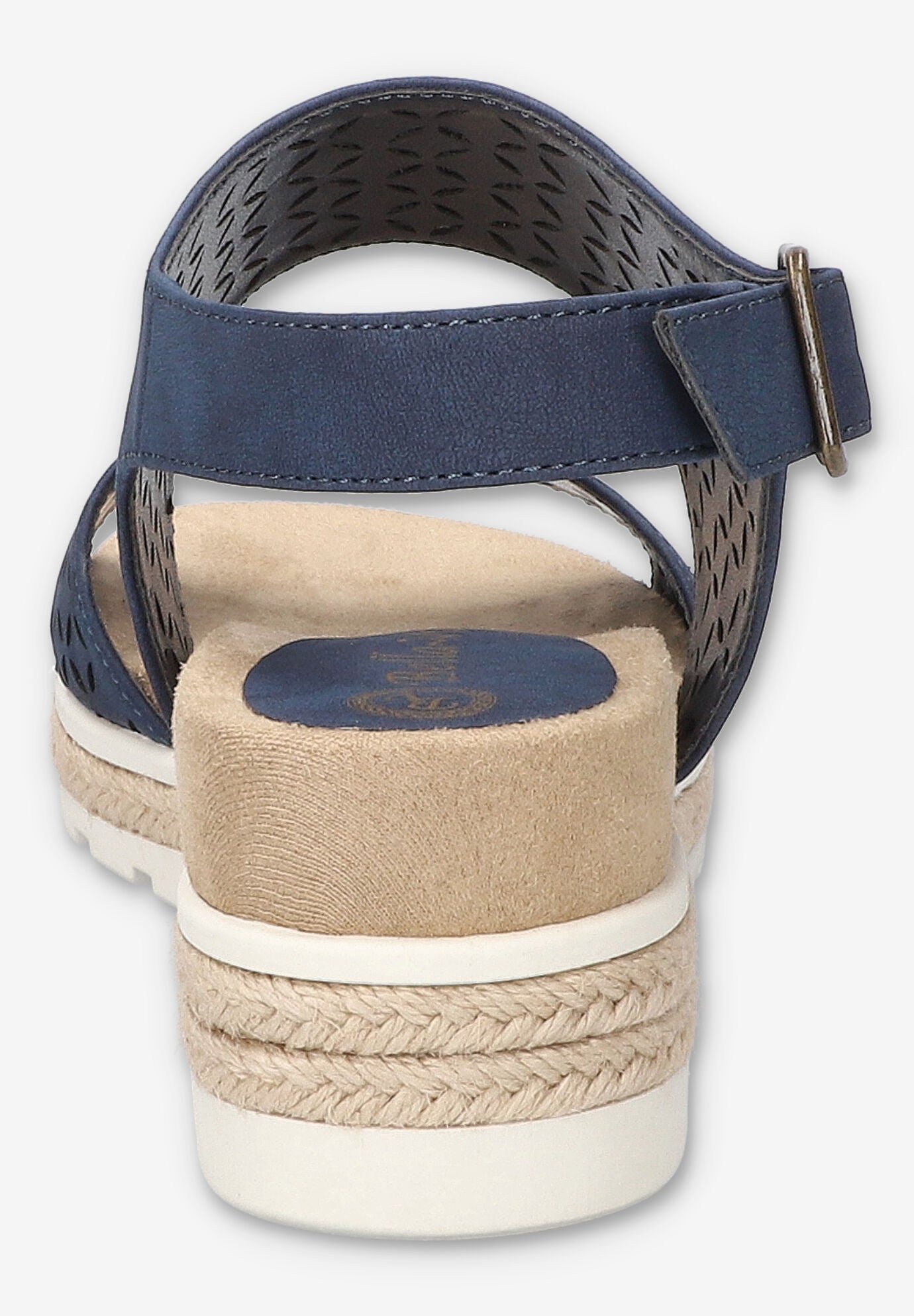Inaya Wedge Sandal, NAVY, alternate image number 3