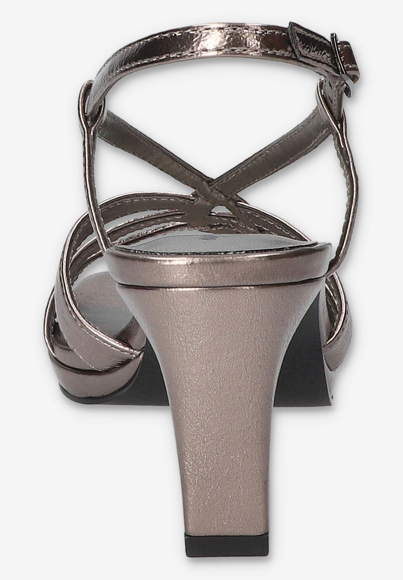 Valorie Sqaure Toe Platform Sandal, PEWTER CRINKLED, on-hover image number 1