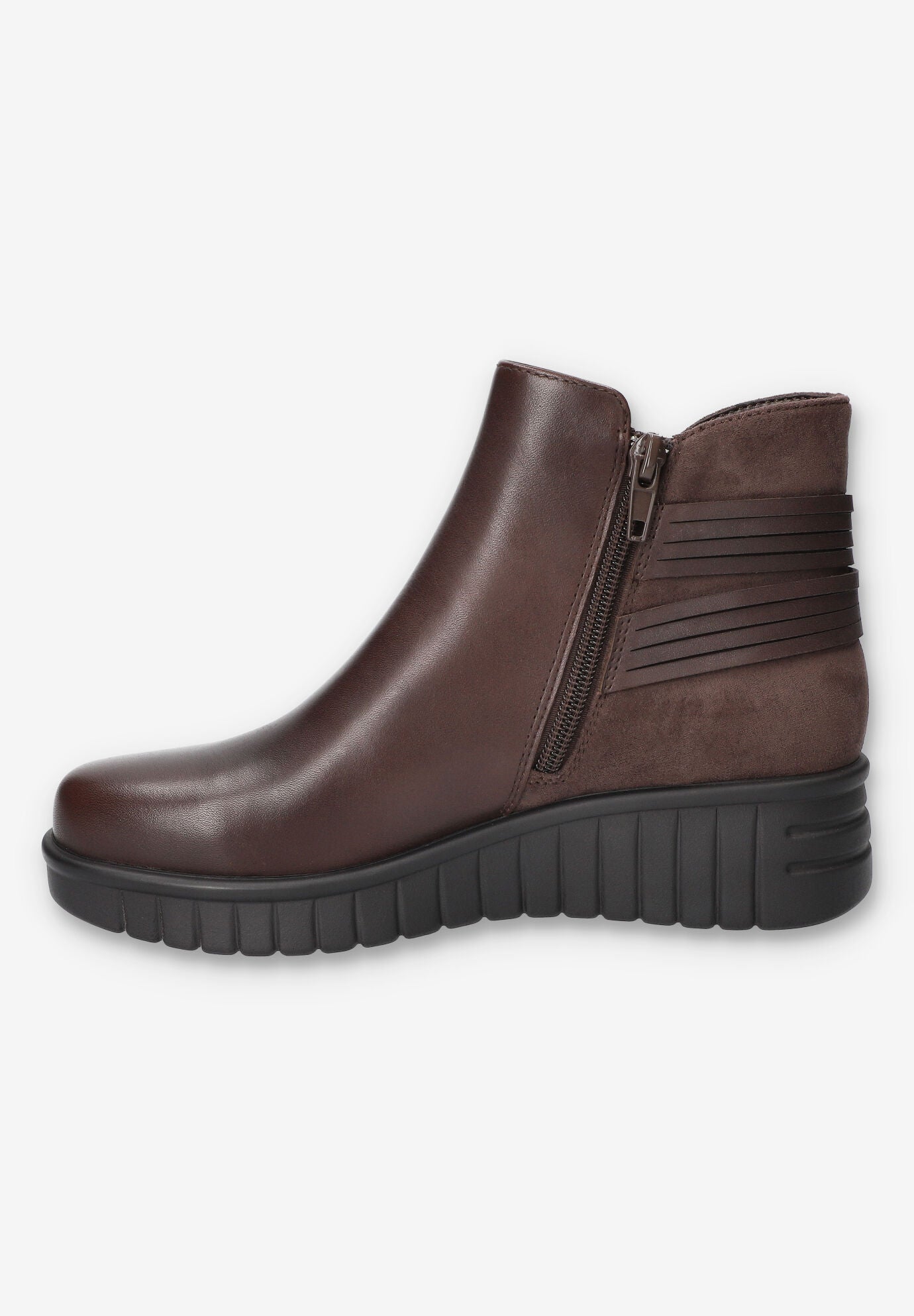 Sueann Ankle Boot, BROWN LEATHER, alternate image number 4