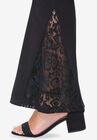Lace-Inset Essential Stretch Yoga Pant, , alternate image number null