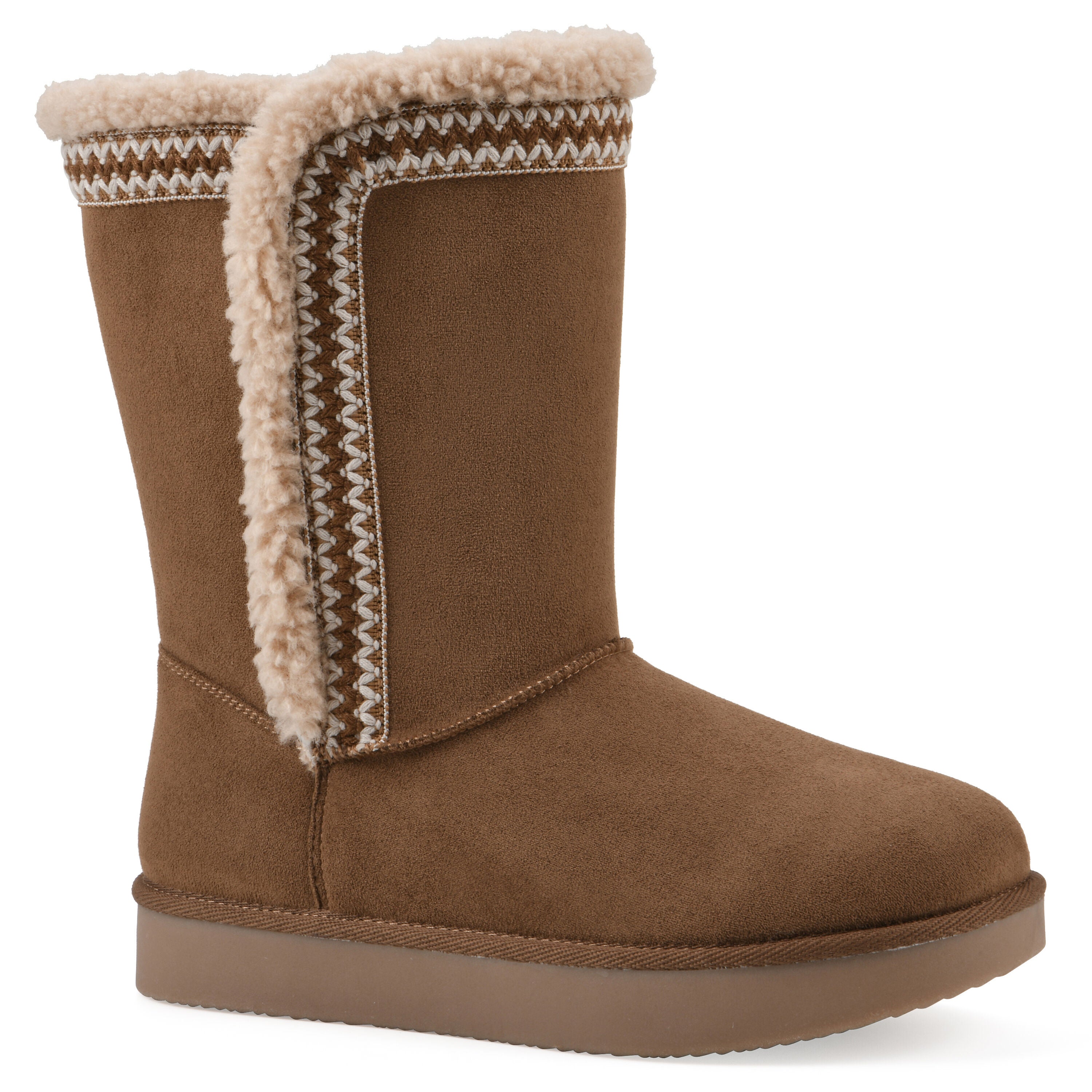 Blanca Faux Fur-Lined Boot, LIGHT CHESTNUT, hi-res image number 0