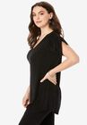 Ruched-Sleeve Ultra Femme Tunic, , alternate image number null