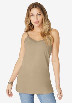 Lace Trim Bra Cami