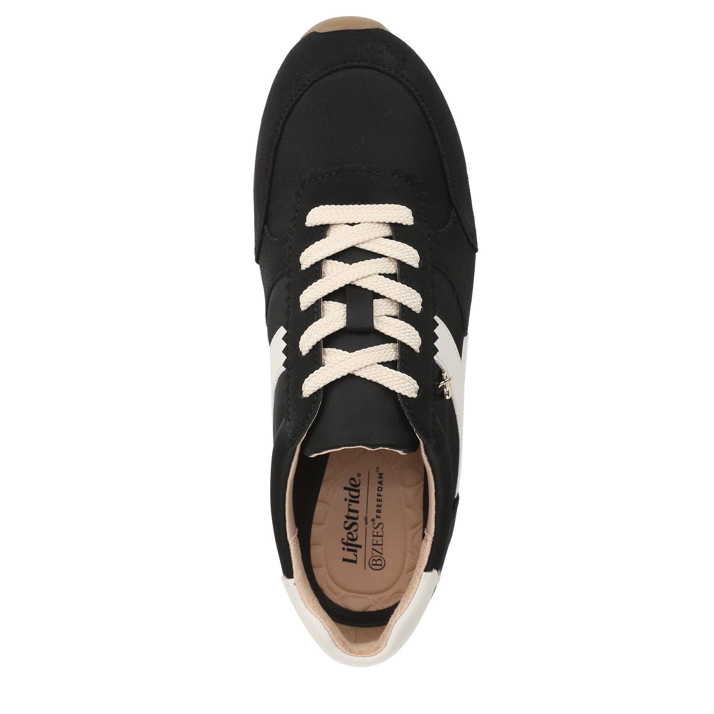 Fearless Lace Up Sneaker, BLACK, alternate image number 6