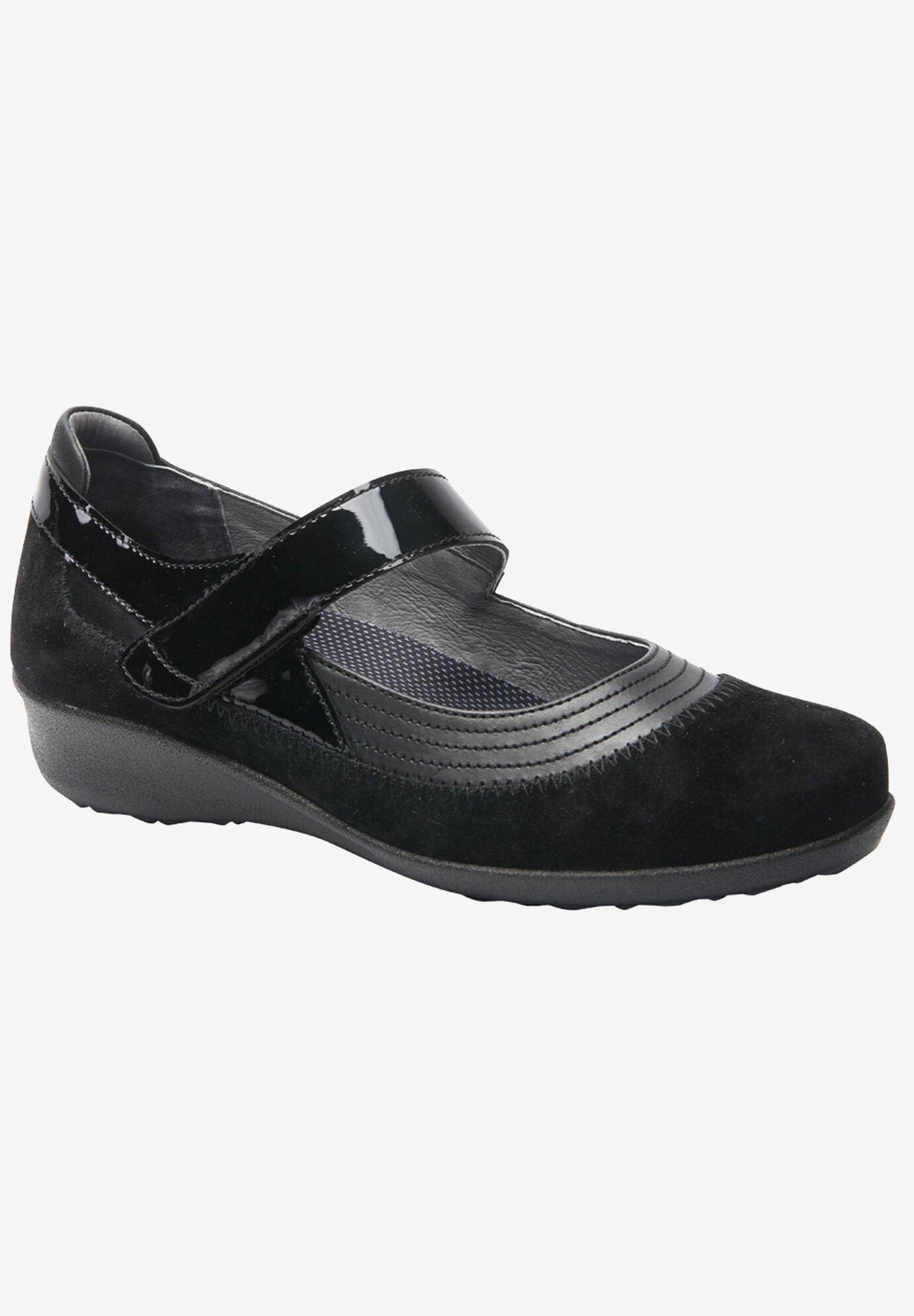 Drew Genoa Flats, BLACK COMBO, hi-res image number 0