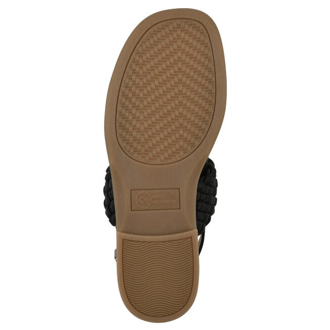 Macaroni Backstrap Sandal, BLACK SMOOTH, alternate image number 5
