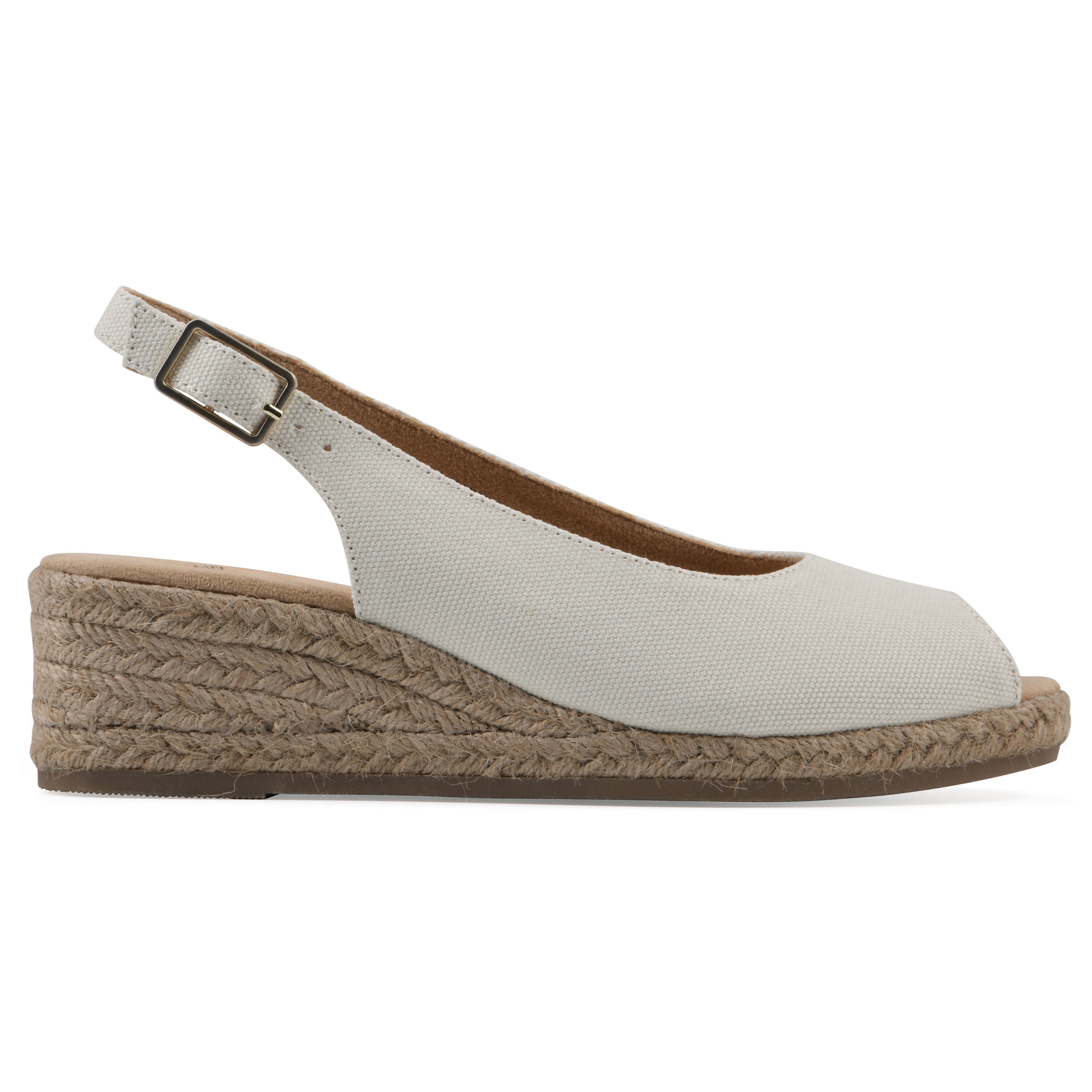 Maize Espadrille Wedge, NATURAL FABRIC, alternate image number 2