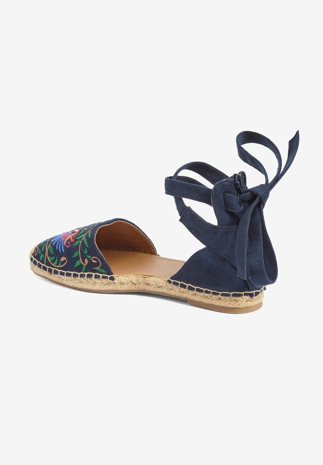 The Shayla Flat Espadrille, EMBROIDERY, on-hover image number 1